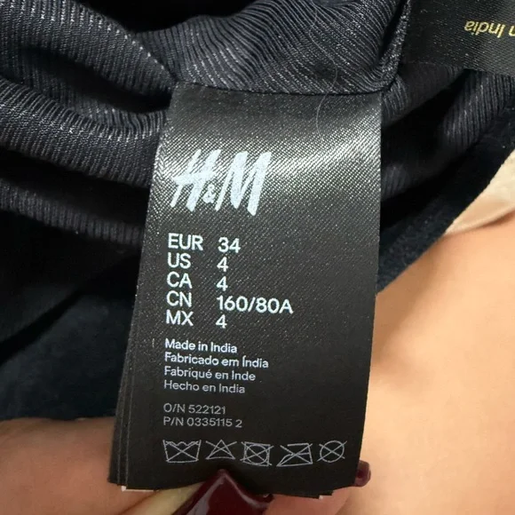 sachin and babi light blue dress Limited edition Balmain x H&M Black Embroidered Velvet Mini Dress Size 4